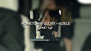 hometown glory  adele  sped up [upl. by English]