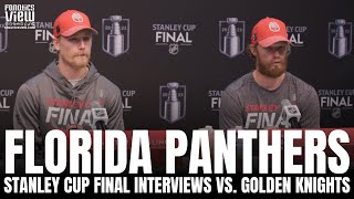 Eric Staal amp Gustav Forsling React to Florida Panthers Facing Stanley Cup Elimination vs Vegas [upl. by Annehcu]