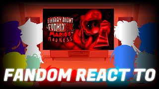 Fandom react to FNF vs Marios Madness V2 [upl. by Adas]