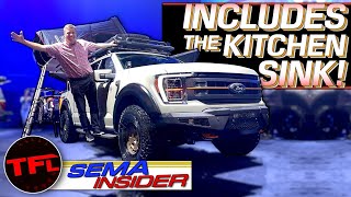 These Ford F150 Overland Builds Bring Everything To The Party — Even The Kitchen Sink [upl. by Aisset]