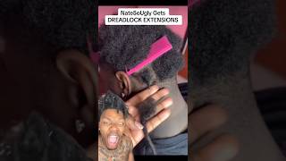 NateSoUgly get dreadlock extensions [upl. by Frangos]