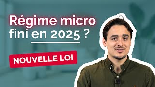 NOUVELLE LOI RÉGIME MICRO  Toujours intéressant en 2025 [upl. by Holmes]