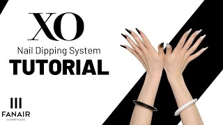 XO  Dipping Powder Nails Tutorial [upl. by Byrle]