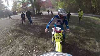 Michigan Vintage Motocross Pit Bike Relay Race VTR [upl. by Nwahsat92]