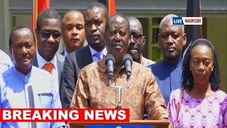 BREAKING NEWS Azimio leaders urgent address to the Nation after Ruto impeached DP Gachagua🔥🔥 [upl. by Teraj]