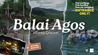 AGOS RIVER Infanta Quezon  THE BEST EVER RIVER CAMPSITE ft Balai Agos Nature Camp amp DS Squad [upl. by Anauqat]