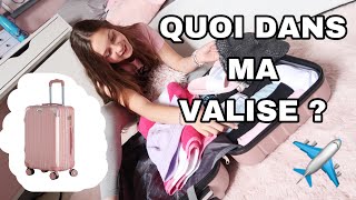 QUOI DANS MA VALISE  Je prépare ma valise avec vous [upl. by Beck]