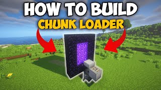 How To Build Chunk Loader in Minecraft  Chunk Loader Minecraft 121 [upl. by Resa]