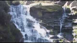 Dovestones reservoir Waterfall Fujifilm SL1000 [upl. by Hakeber]