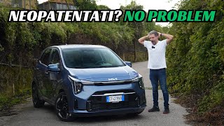 Prova Kia Picanto 2024 la citycar DIVERTENTE Migliore auto per NEOPATENTATI [upl. by Eiser665]