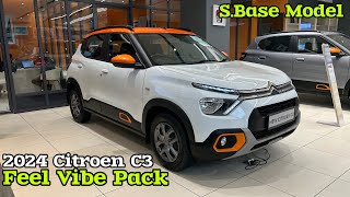 Citroen C3 Feel DT Vibe Pack 2024 ❤️ Citroen C3 Second Base Model [upl. by Redlac]