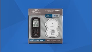 A Quick Overview of the OMRON Max Power Relief TENS Unit [upl. by Tumer]