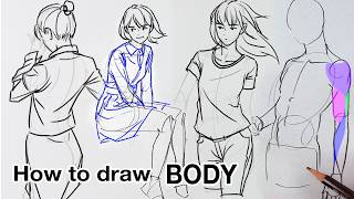 Body Drawing Tutorial Practice Makes Perfect [upl. by Havelock]