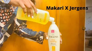 How To Mix Makari Glycerin Oil With Jergens For A Beautiful Glow [upl. by Comstock]