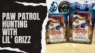 Paw Patrol Hunting in 2024 Topps Update with Lil Grizz [upl. by Ehcropal]