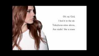 Lana Del Rey Summertime Sadness Lyrics [upl. by Prince]