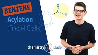 Acylation of Benzene  Friedel Crafts ALevel Chemistry [upl. by Noslrac]