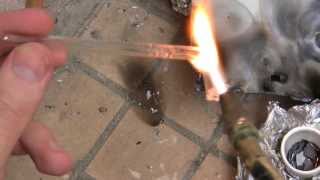 Having fun with oxyacetylene torch [upl. by Etnaid254]