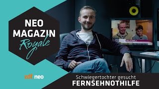 NEO MAGAZIN ROYALEFernsehnothilfe Schwiegertochter gesucht Verafake  Mit Jan Böhmermann  ZDFneo [upl. by Assiled]