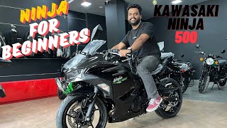 Kawasaki Ninja 500 Walkaround  The Ninja for Beginner Riders  Carbs amp Injects [upl. by Nyrahs]