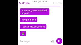 texting story app meldina and Emma [upl. by Adnilreh]