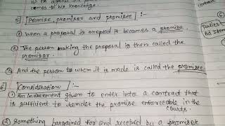 Promise Promisor amp Promisee Law of Contract  5th Sem Part 9 [upl. by Azne]