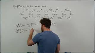 Längeneinheiten Umrechnen ALLE Einheiten Beispiele [upl. by Barclay]