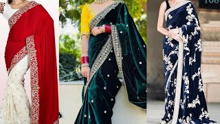 velvet saree design [upl. by Kumar429]