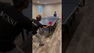 Strong forehand practice forehand tabletennis pongpong intense subscribe [upl. by Marcie]