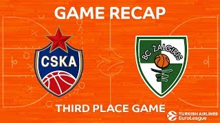 Third Place Game Highlights CSKA Moscow  Zalgiris Kaunas [upl. by Elnora]