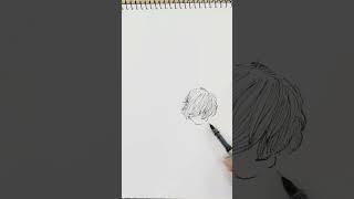 Ink Art Black amp White Line Doodle inkdoodle art doodledrawing sketch sketchbook [upl. by Reniti]