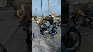 Zoom zoom The sound of custom choppers hd customchopper panhead motorcycle [upl. by Ssilem]