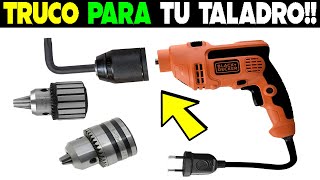 TRUCO para tu TALADRO como cambiar el PORTABROCAS o MANDRIL black and deckerdewaltcasals [upl. by Mandi]