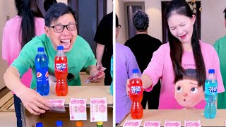 Who Wins The Most Banknotes Blind Box Drink Gamegame party [upl. by Ytsirhc]