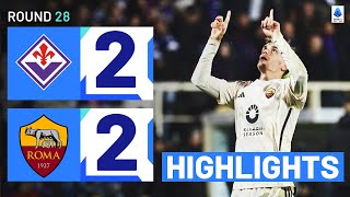 FIORENTINAROMA 22  HIGHLIGHTS  Llorente rescues late draw for Roma  Serie A 202324 [upl. by Townie101]