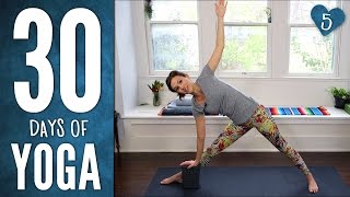 Day 5  FEEL ALIVE FLOW 30 Days of Yoga [upl. by Jochebed]