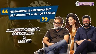 Abhishek Bachchan Saiyami Kher amp R Balki on Ghoomer Cricket and process of filmmaking [upl. by Devan]