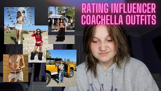 rating influencer coachella outfits [upl. by Nosidda]