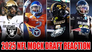 CBS 2025 NFL Mock Draft Reaction  Eagles Offense gets Even BETTER [upl. by Olumor143]