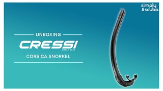 Cressi Corsica Snorkel  Unboxing [upl. by Godwin]