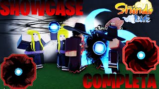 SHOWCASE NOVO SUB JUTSU BANKAI INFENO BOMB TOSS E SATORI RUSH OS MELHORES RASENGAN SHINDO LIFE 112 [upl. by Ditmore99]