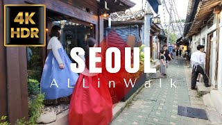 Insadong  Ikseondong  Gwangjang Market  Dongdaemun Seoul Korea  인사동  광장시장  동대문  4K HDR [upl. by Kcirdnek]