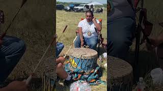 Pine Ridge Lakota Warrior Chant [upl. by Hannis]