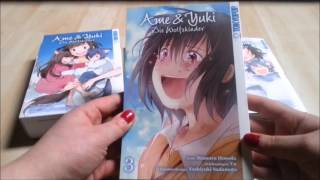 Unboxing AmeampYuki  Die Wolfskinder Manga Schuber [upl. by Anniken]