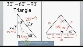 Day 07 HW  Special Right Triangles [upl. by Shannah73]