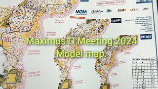 Maximus Orienteering Meeting 2024 Madrid Model map or training map [upl. by Ycnay]