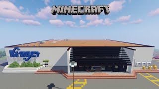 Minecraft Kroger Grocery Store  1980s Design [upl. by Cassie]