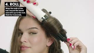 ghd duet blowdry  Stepbystep hair tutorial to styling a 90s bouncy blowout [upl. by Schellens]