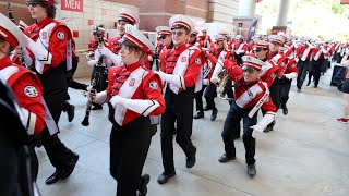 NC State Marching Band  Band walk through CF Stadium before Football Game 9282024 [upl. by Fadiman]