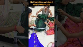 No frame box aari stand Order 9092331668 [upl. by Yaral]